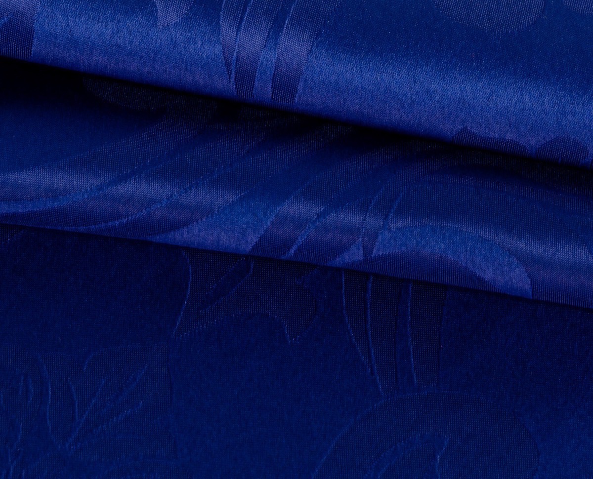 Cortina Jacquard marino
