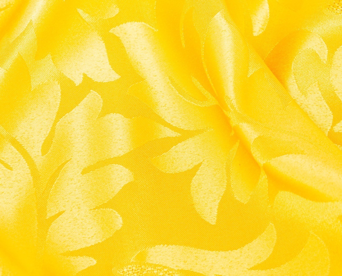 Cortina Jacquard amarillo